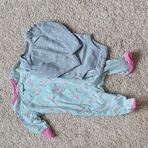 2 pack long sleeve newborn bundle